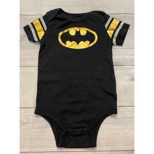 DC Batman Superhero Baby Boy Onesie Bodysuit Clothes Outfit, Size 9-12 months